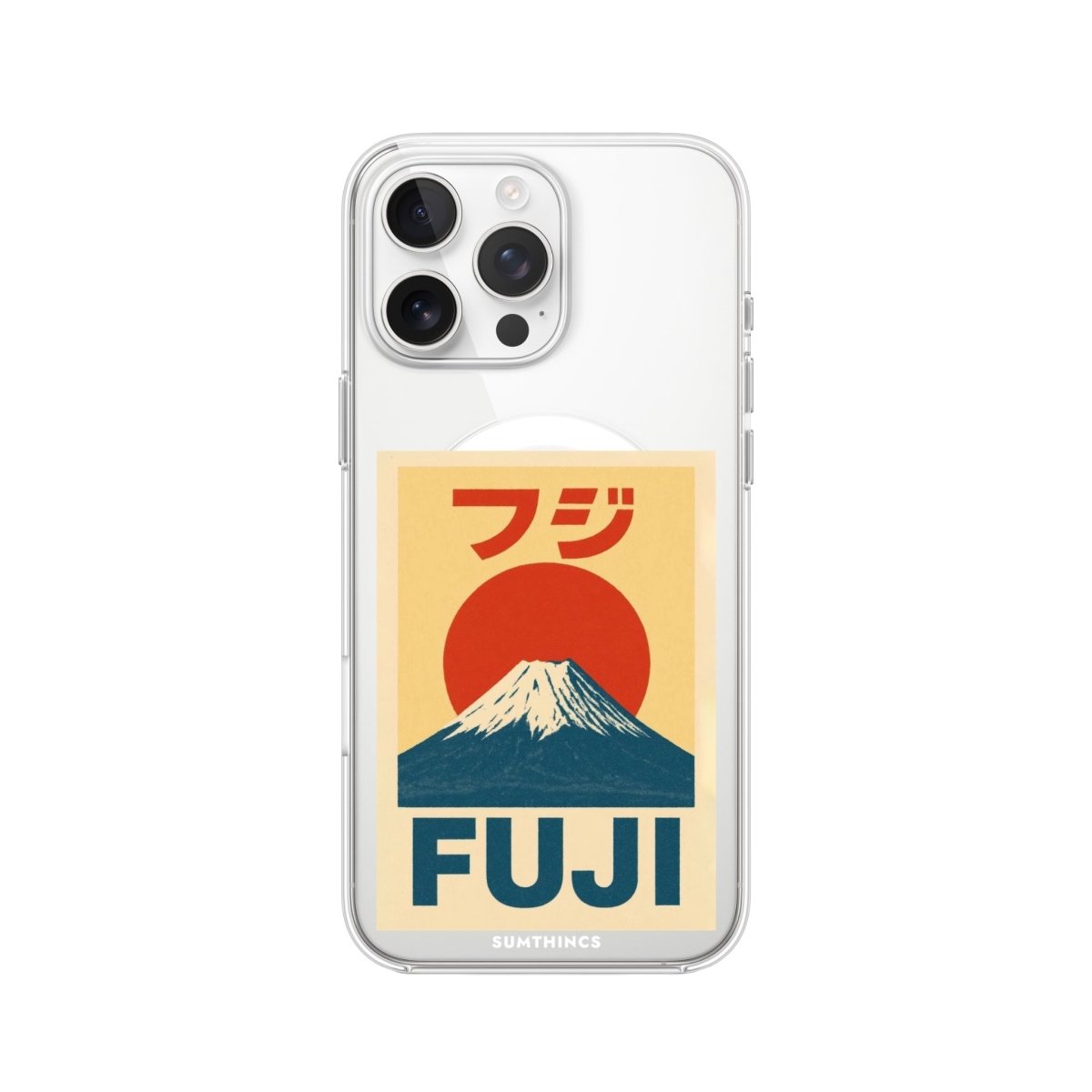 iPhone 13 Pro Fujisan Clear Magsafe Telefon Kılıfı - Sumthincs
