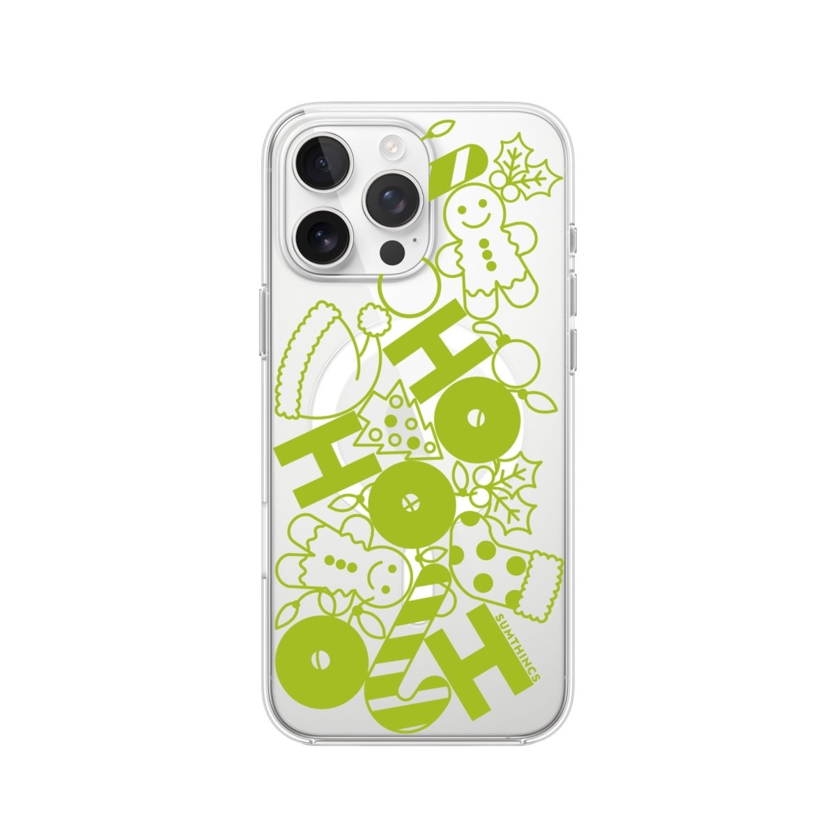 iPhone 13 Pro HoHoHo Clear Magsafe Telefon Kılıfı - SUMTHINCS