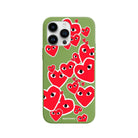 iPhone 13 Pro Max Hearts Premium Telefon Kılıfı Fıstık Yeşili - SUMTHINCS