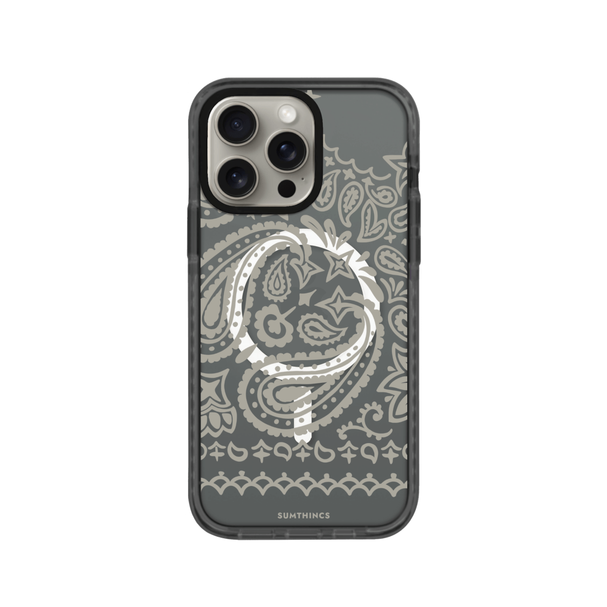 iPhone 13 Pro Urban Bandana Magsafe Procase Şeffaf Telefon Kılıfı Antrasit - SUMTHINCS