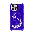 iPhone 13 Starry Bunnies Bumper Magsafe Şeffaf Telefon Kılıfı Mor - SUMTHINCS