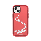 iPhone 13 Starry Bunnies Procase Şeffaf Telefon Kılıfı Kırmızı - SUMTHINCS