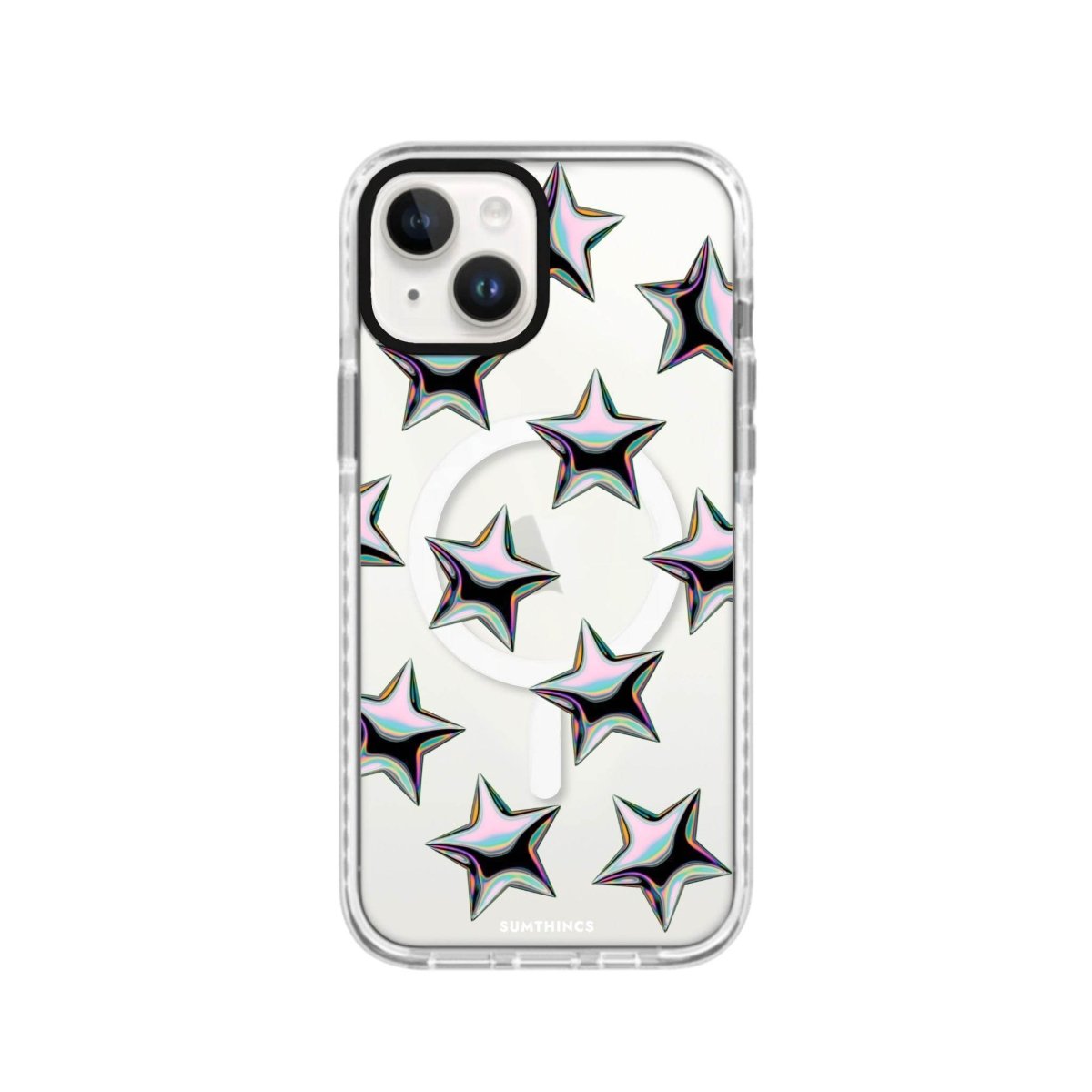 iPhone 13 Stars Magsafe Procase Şeffaf Telefon Kılıfı - SUMTHINCS