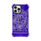 iPhone 13 Urban Bandana Bumper Magsafe Şeffaf Telefon Kılıfı Mor - SUMTHINCS