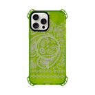 iPhone 13 Urban Bandana Bumper Magsafe Şeffaf Telefon Kılıfı Yeşil - SUMTHINCS