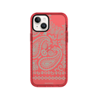 iPhone 13 Urban Bandana Procase Şeffaf Telefon Kılıfı Kırmızı - SUMTHINCS