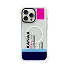 iPhone 13 Xanax Bumper Magsafe Telefon Kılıfı Beyaz Şeffaf - Sumthincs