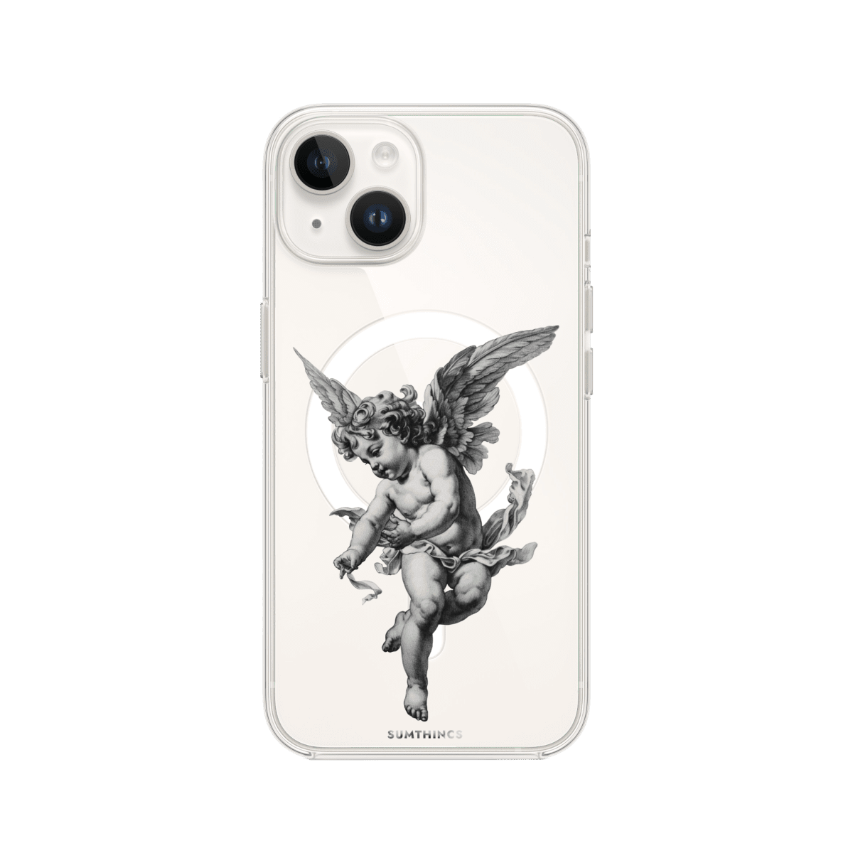 iPhone 14 Angel Clear Magsafe Telefon Kılıfı - Sumthincs