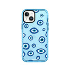 iPhone 14 I See You Procase Şeffaf Telefon Kılıfı Mavi - SUMTHINCS