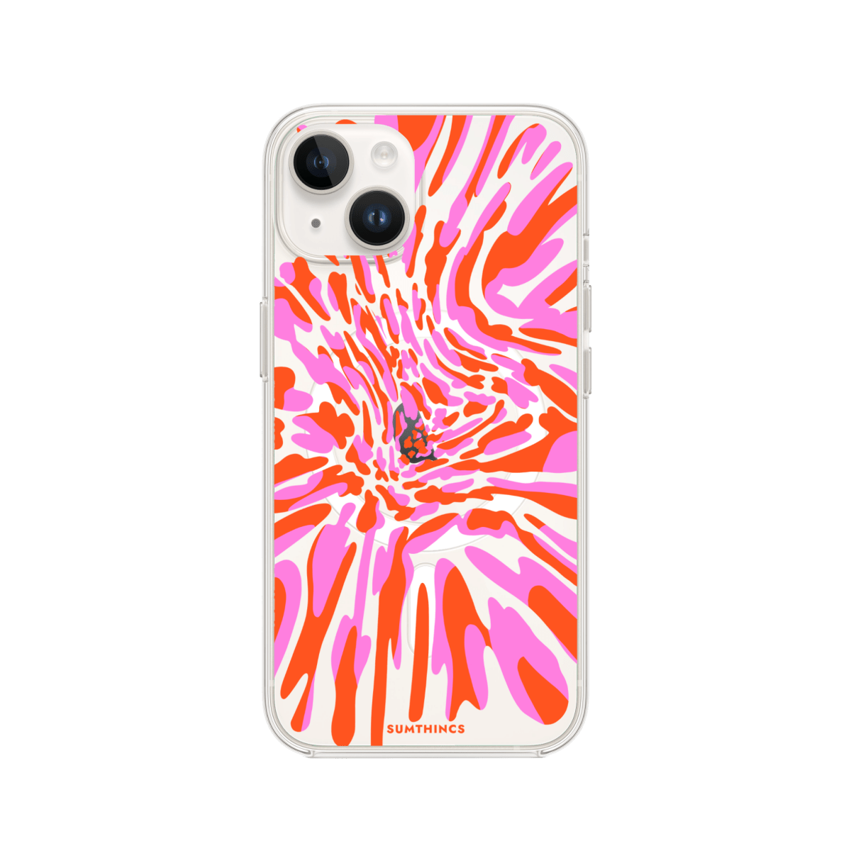 iPhone 14 Neon Dreams Clear Magsafe Şeffaf Telefon Kılıfı - SUMTHINCS