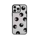 iPhone 14 Plus 8Ball Leather Vegan Deri Telefon Kılıfı Gri - SUMTHINCS