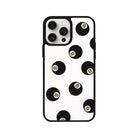 iPhone 14 Plus 8Ball Leather Vegan Deri Telefon Kılıfı Beyaz - SUMTHINCS