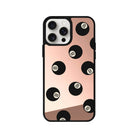 iPhone 14 Plus 8Ball Mirror Aynalı Telefon Kılıfı Metalik Pembe - SUMTHINCS