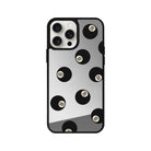 iPhone 14 Plus 8Ball Mirror Aynalı Telefon Kılıfı Gümüş - SUMTHINCS