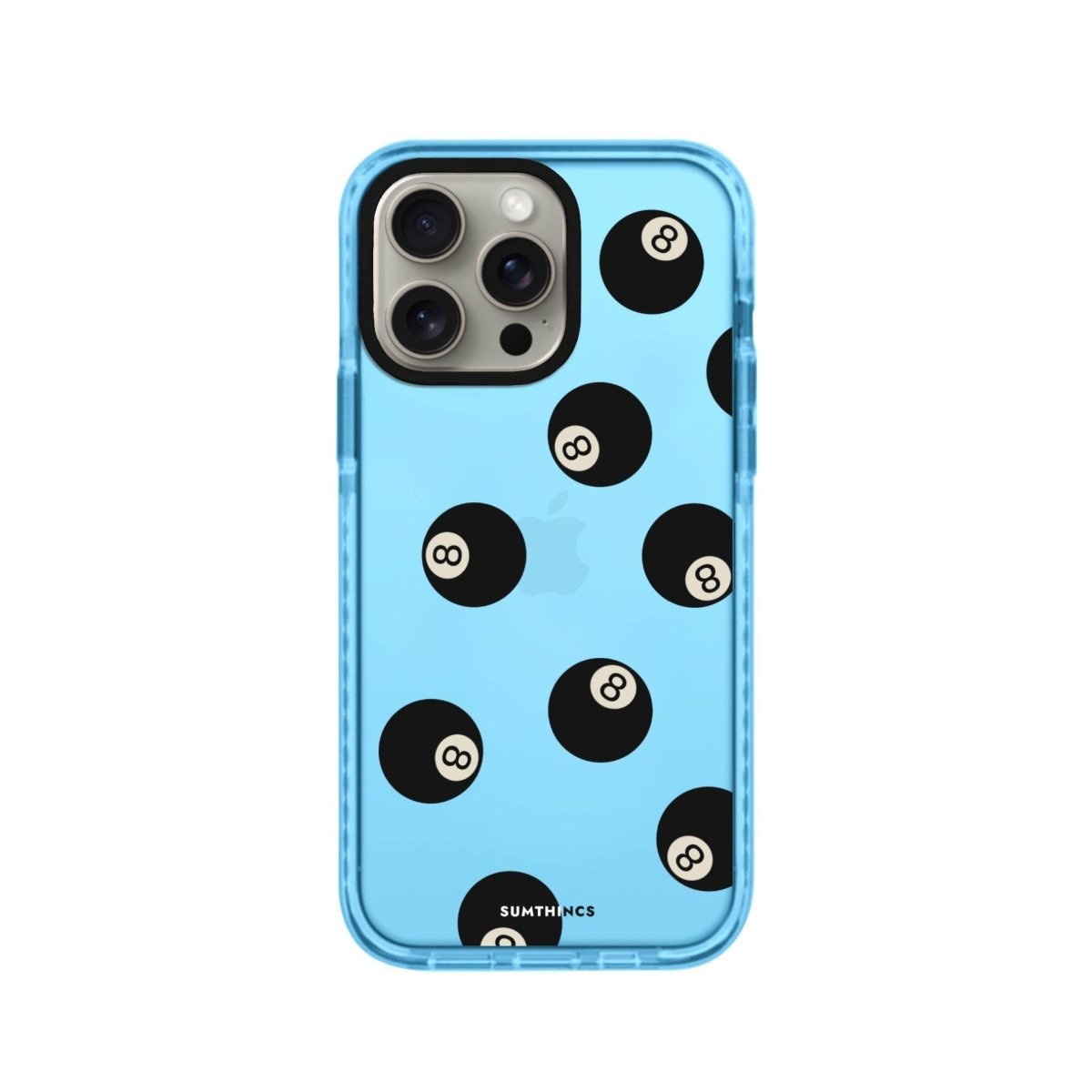 iPhone 14 Plus 8Ball Procase Şeffaf Telefon Kılıfı Mavi - SUMTHINCS
