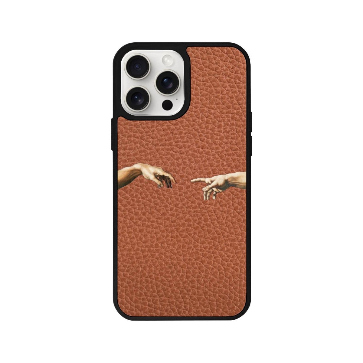 iPhone 14 Plus Adam's Creation Leather Vegan Deri Telefon Kılıfı Kahverengi - SUMTHINCS