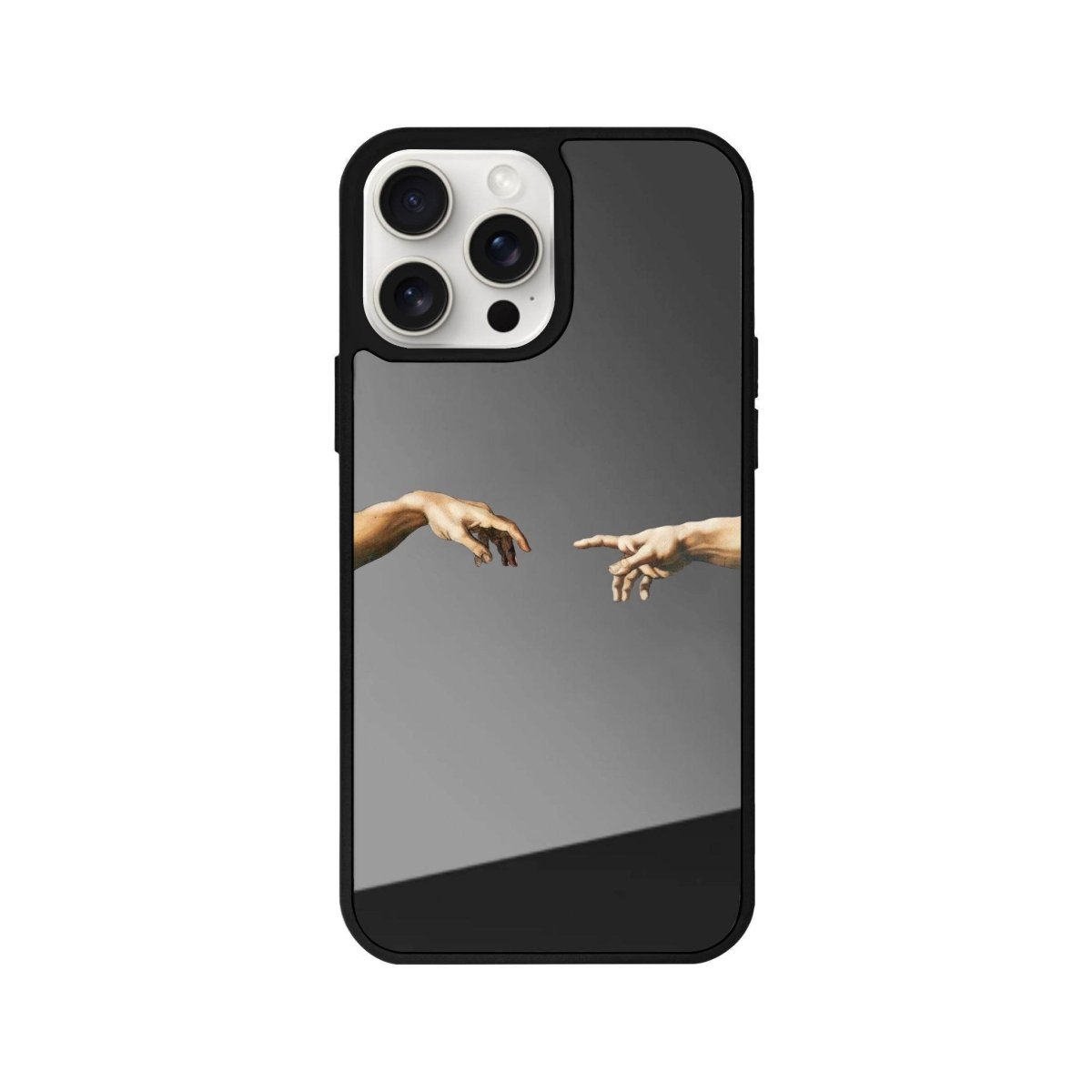 iPhone 14 Plus Adam's Creation Mirror Aynalı Telefon Kılıfı Antrasit - SUMTHINCS