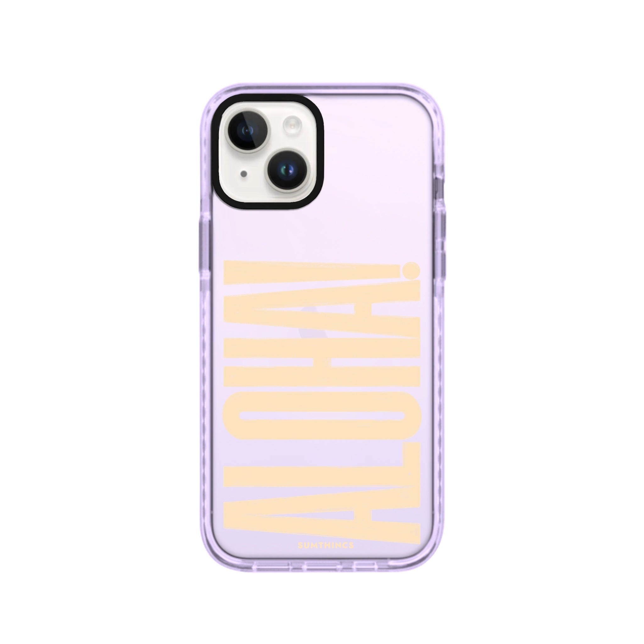 iPhone 14 Plus Aloha Procase Şeffaf Telefon Kılıfı - SUMTHINCS