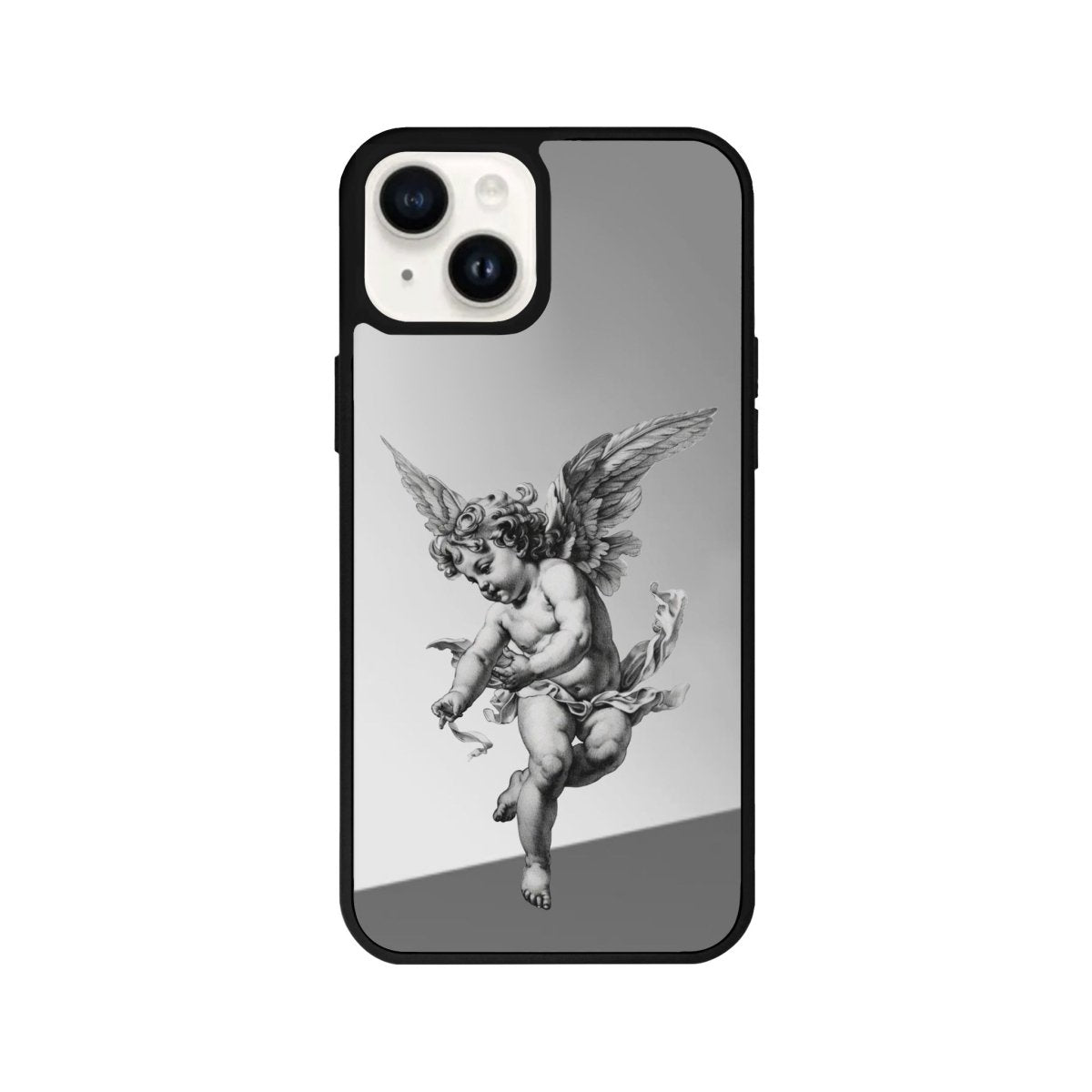 iPhone 14 Plus Angel Mirror Aynalı Telefon Kılıfı Gümüş - SUMTHINCS