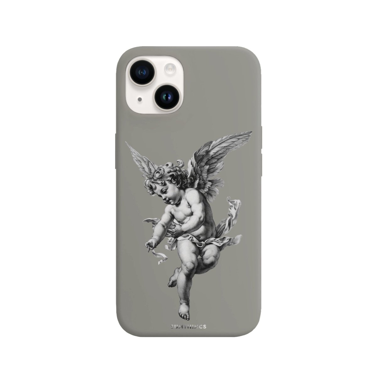 iPhone 14 Plus Angel Premium Telefon Kılıfı Gri - SUMTHINCS