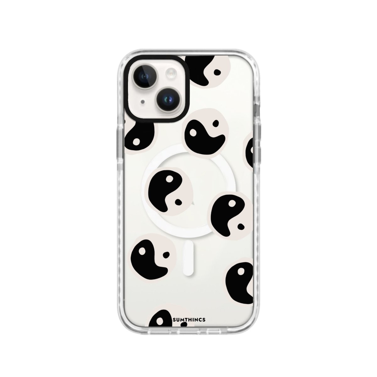 iPhone 14 Plus Balance Magsafe Procase Şeffaf Telefon Kılıfı Beyaz Şeffaf - SUMTHINCS