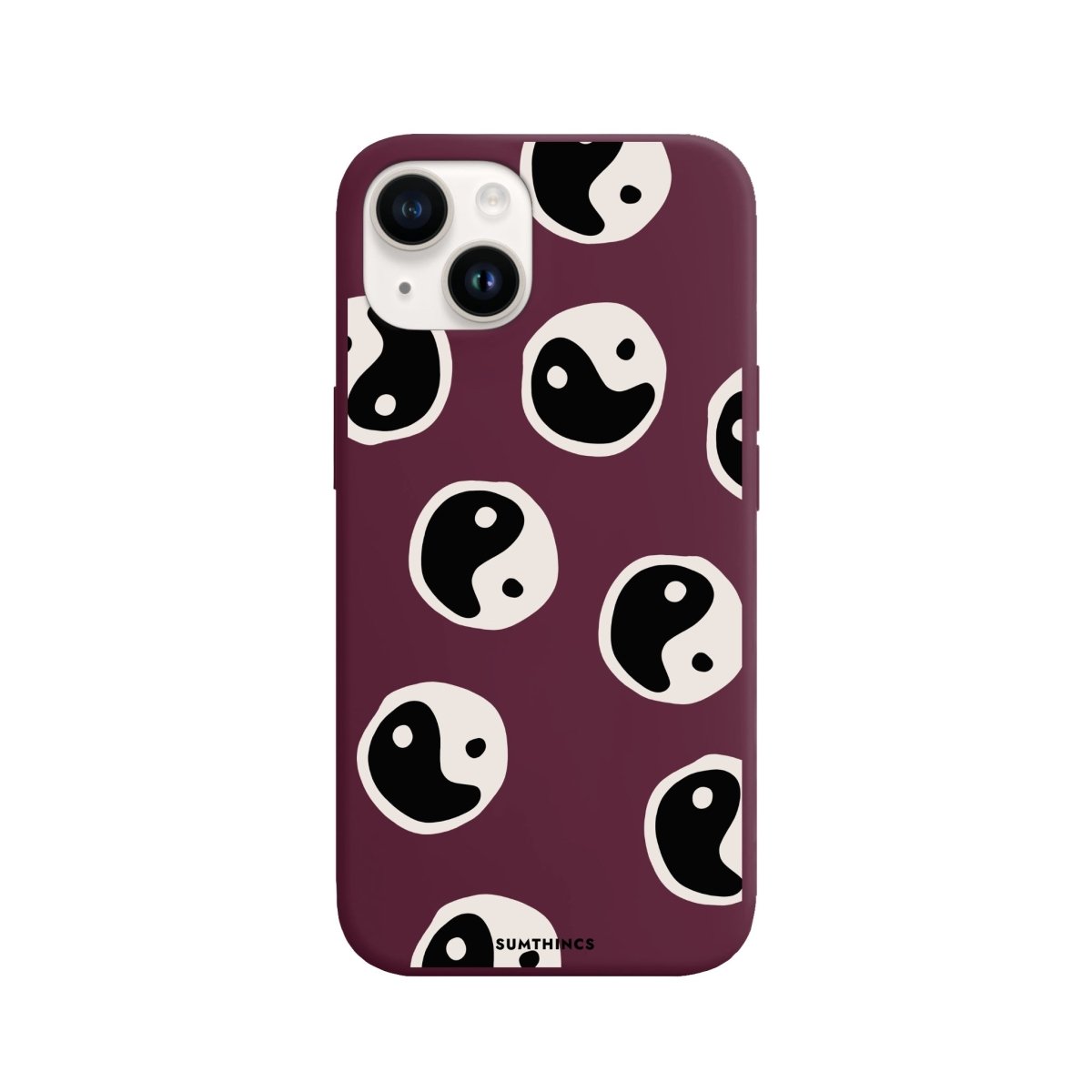 iPhone 14 Plus Balance Premium Telefon Kılıfı Bordo - SUMTHINCS