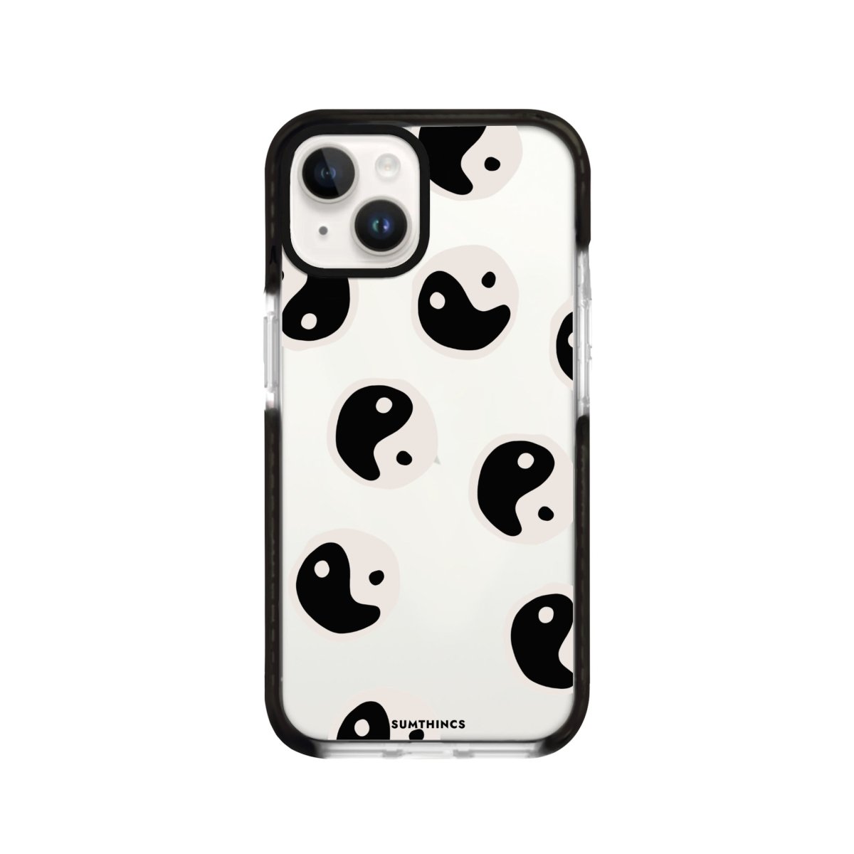 iPhone 14 Plus Balance Procase Şeffaf Telefon Kılıfı Siyah Şeffaf - SUMTHINCS