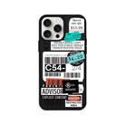 iPhone 14 Plus Barcode C54 Leather Vegan Deri Telefon Kılıfı - SUMTHINCS