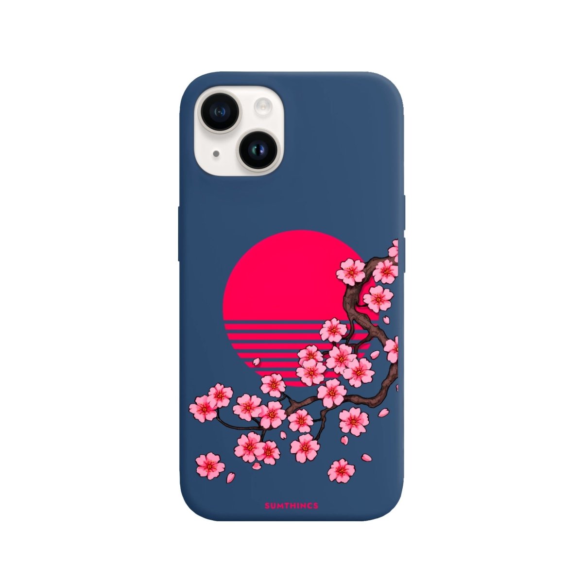 iPhone 14 Plus Cherry Blossom Dawn Premium Telefon Kılıfı - SUMTHINCS