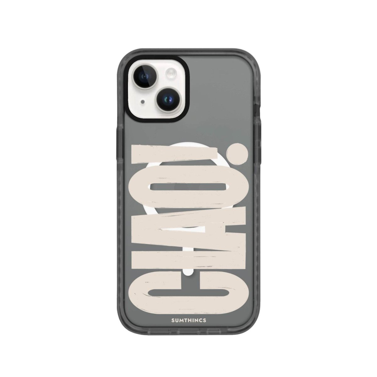 iPhone 14 Plus CIAO! Magsafe Procase Şeffaf Telefon Kılıfı Antrasit - SUMTHINCS