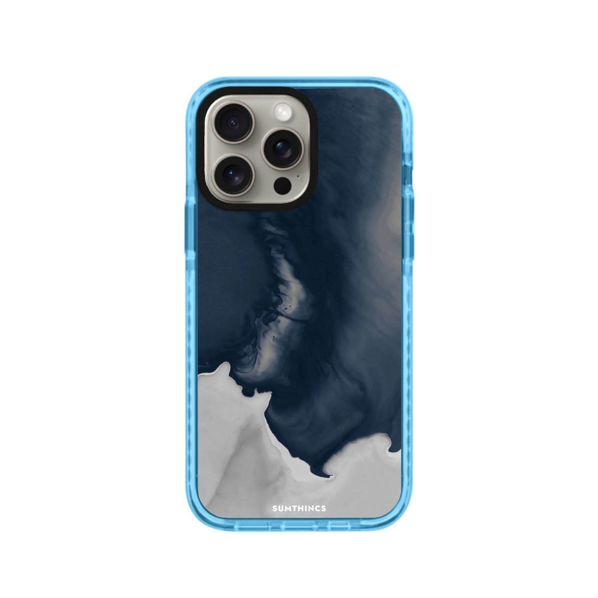 iPhone 14 Plus Deep Procase Şeffaf Telefon Kılıfı Mavi - SUMTHINCS