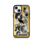 iPhone 14 Plus Disco Stickers Mirror Aynalı Telefon Kılıfı - SUMTHINCS
