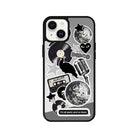 iPhone 14 Plus Disco Stickers Mirror Aynalı Telefon Kılıfı - SUMTHINCS