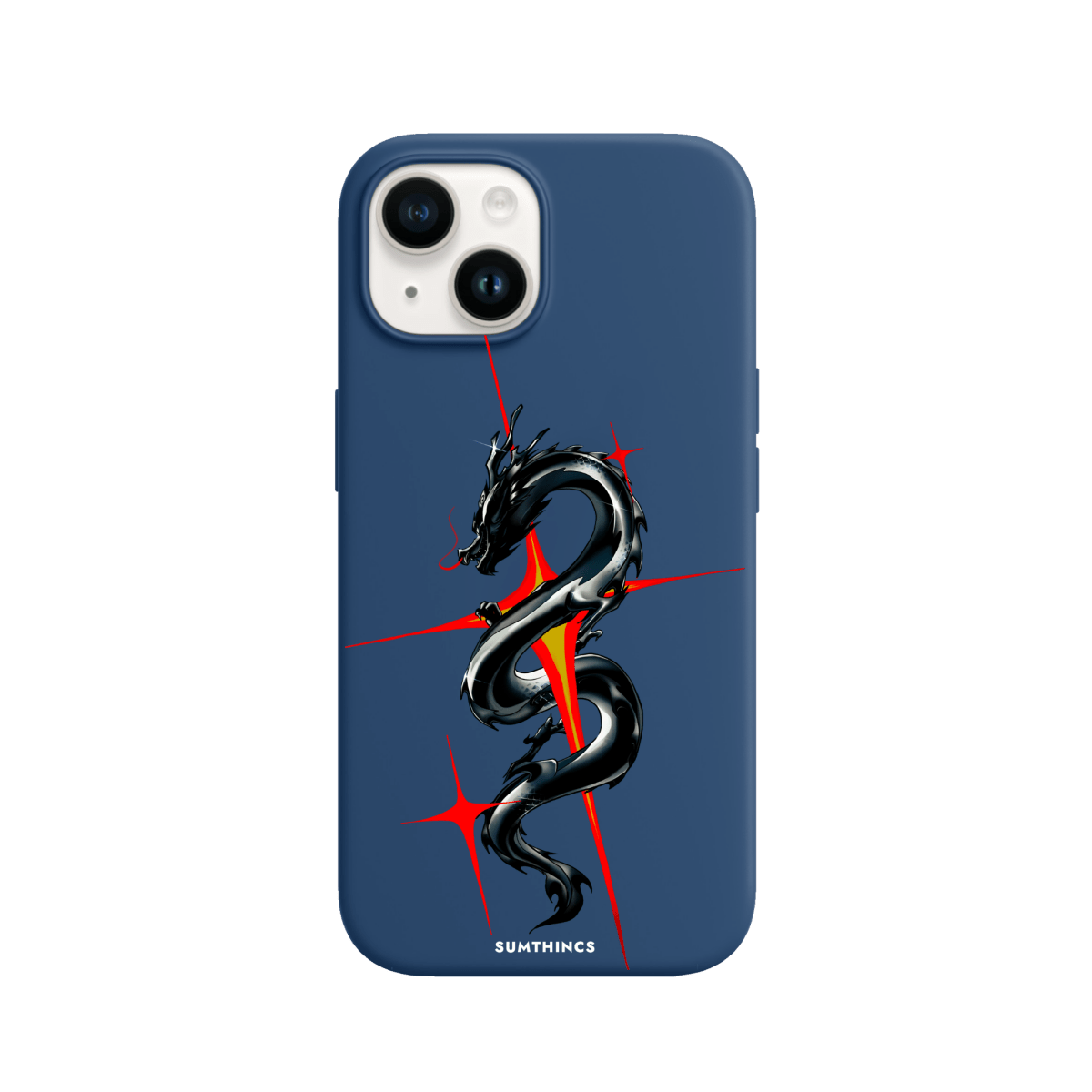 iPhone 14 Plus Dragonflare Premium Telefon Kılıfı Pasifik Mavi - SUMTHINCS