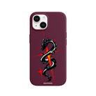 iPhone 14 Plus Dragonflare Premium Telefon Kılıfı Bordo - SUMTHINCS