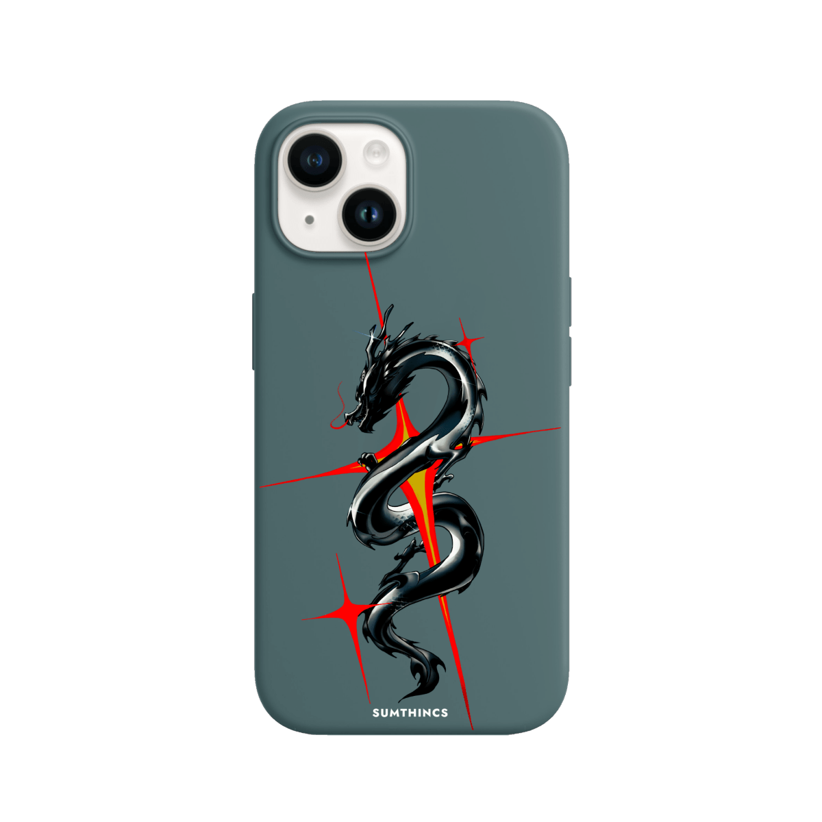 iPhone 14 Plus Dragonflare Premium Telefon Kılıfı Kaktüs Yeşili - SUMTHINCS