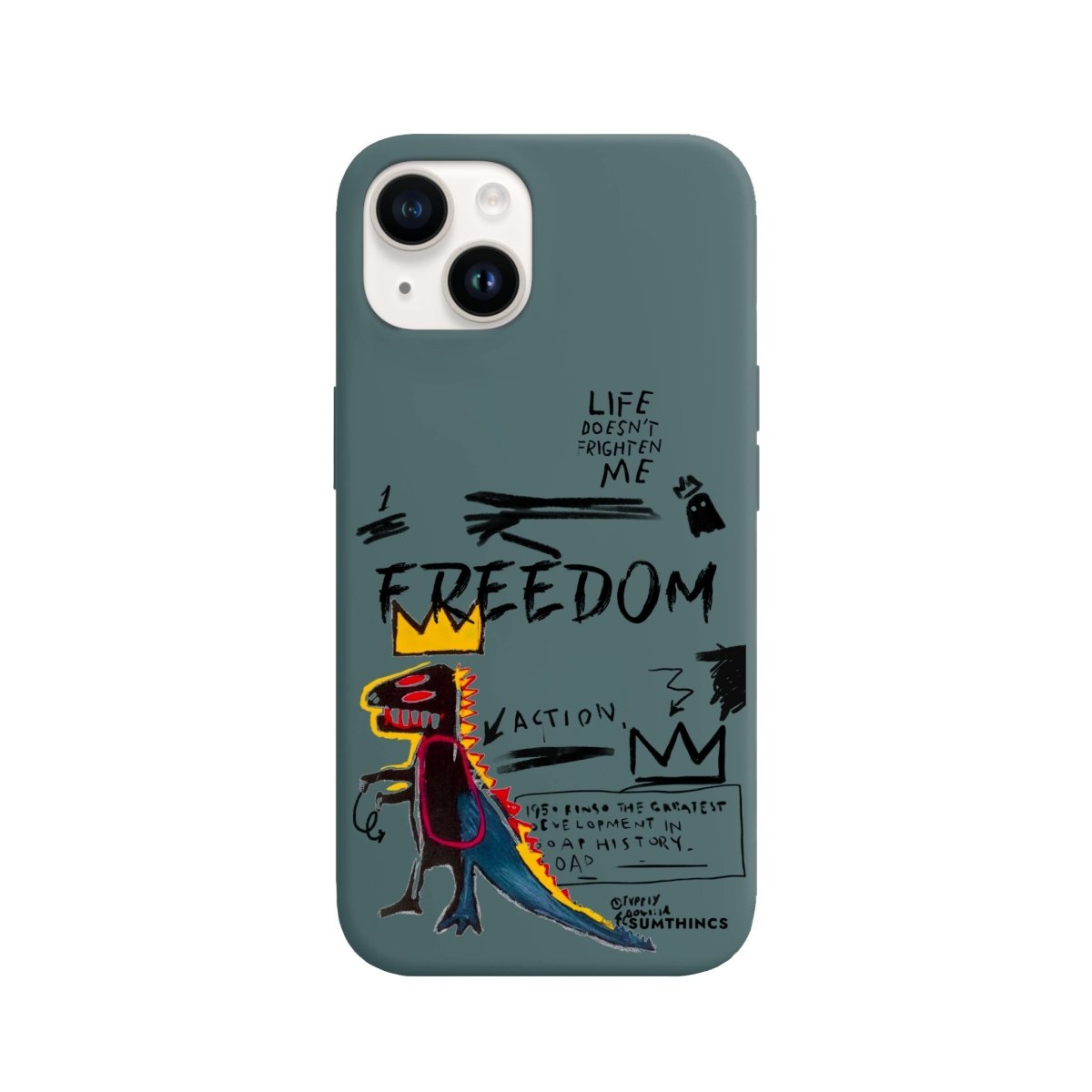 iPhone 14 Plus Freedom Premium Telefon Kılıfı Kaktüs Yeşili - SUMTHINCS