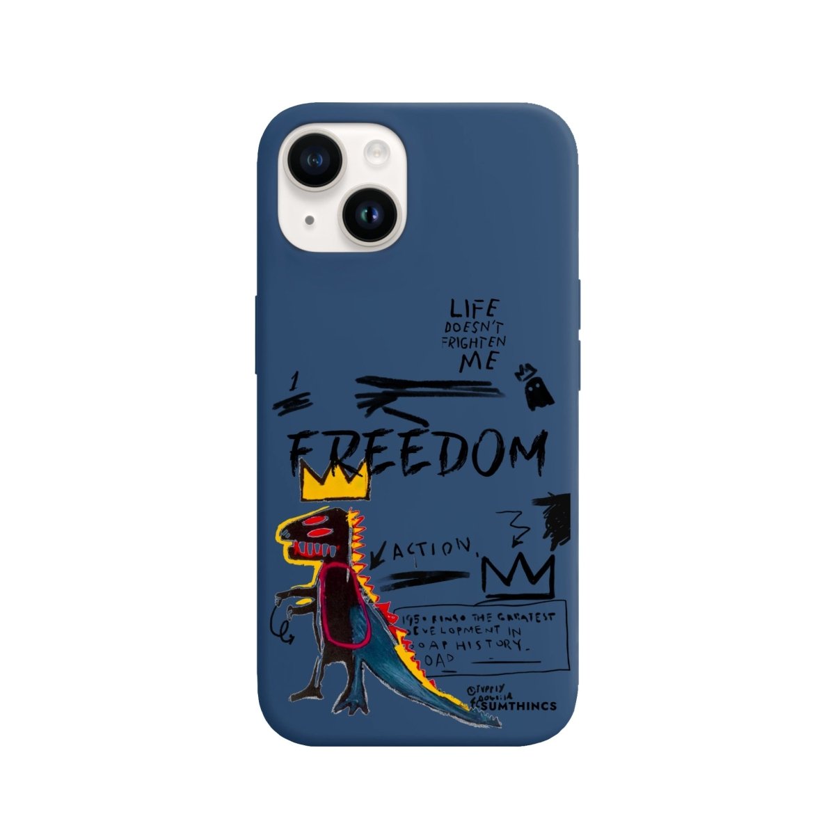 iPhone 14 Plus Freedom Premium Telefon Kılıfı Pasifik Mavi - SUMTHINCS