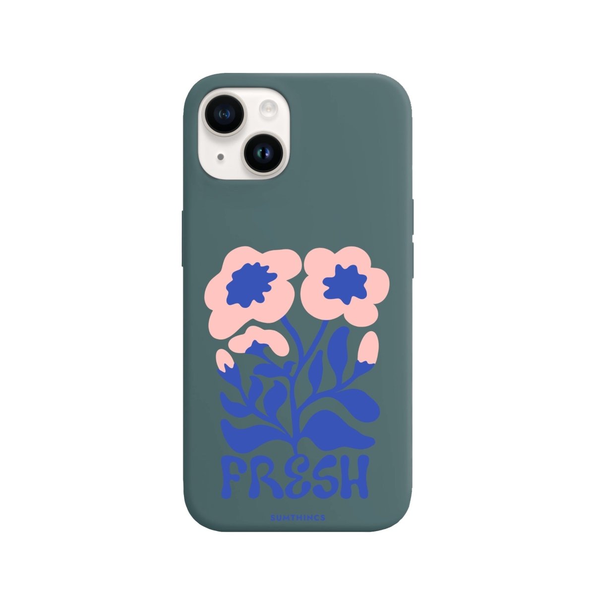 iPhone 14 Plus Fresh Flowers Premium Telefon Kılıfı - SUMTHINCS
