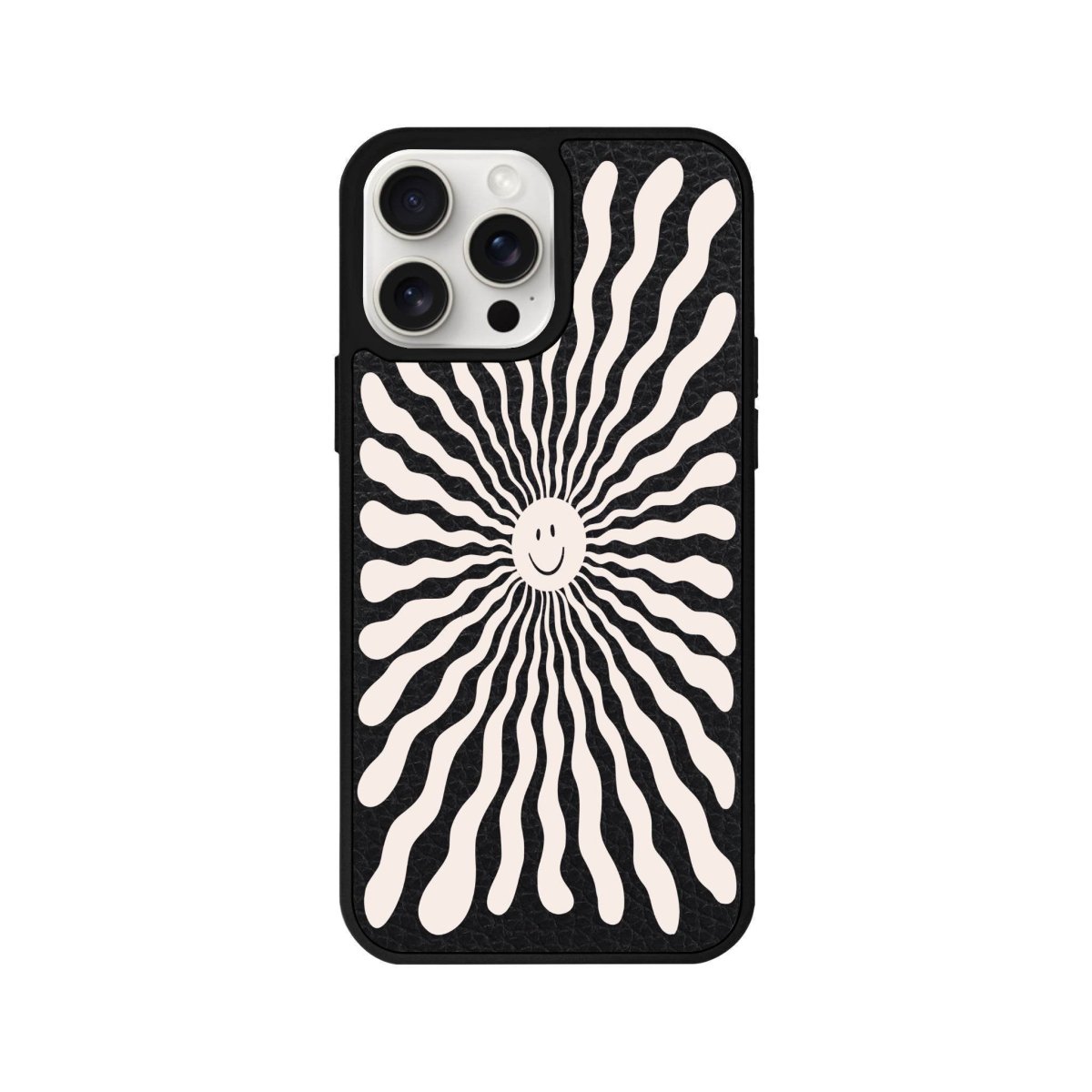 iPhone 14 Plus Happy Little Sun Leather Vegan Deri Telefon Kılıfı - SUMTHINCS