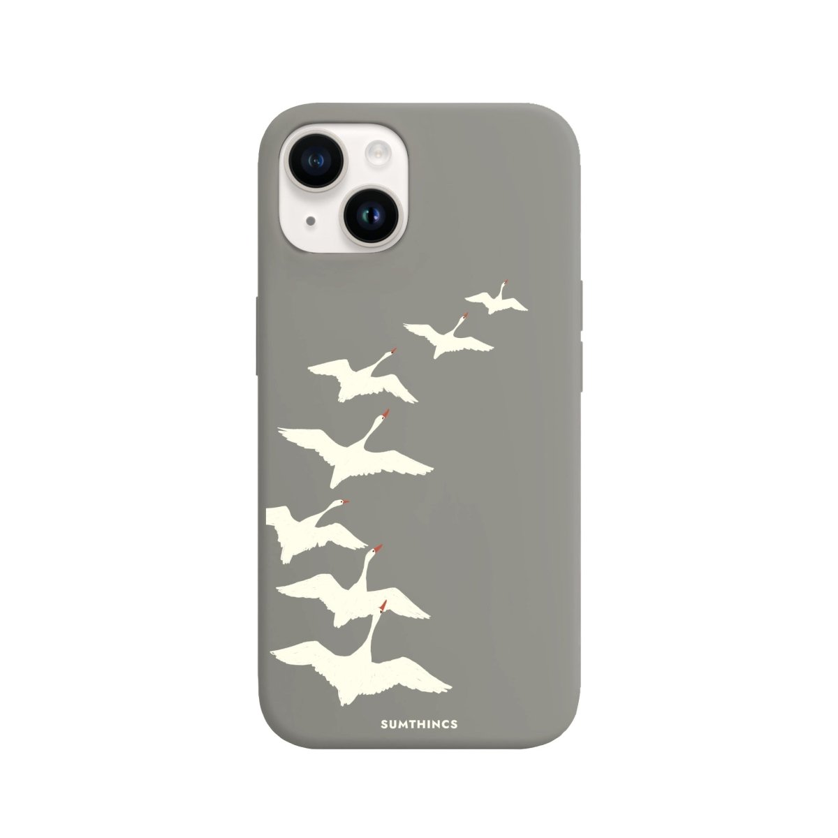 iPhone 14 Plus Journey Premium Telefon Kılıfı Gri - SUMTHINCS