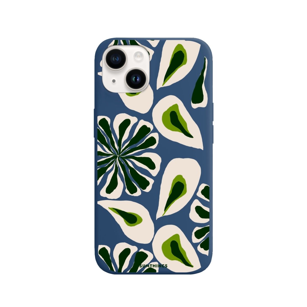 iPhone 14 Plus Leafs Premium Telefon Kılıfı Pasifik Mavi - SUMTHINCS
