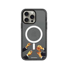 iPhone 14 Plus Lipstick Magsafe Procase Şeffaf Telefon Kılıfı Antrasit - SUMTHINCS