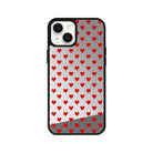 iPhone 14 Plus Little Hearts Mirror Aynalı Telefon Kılıfı - SUMTHINCS