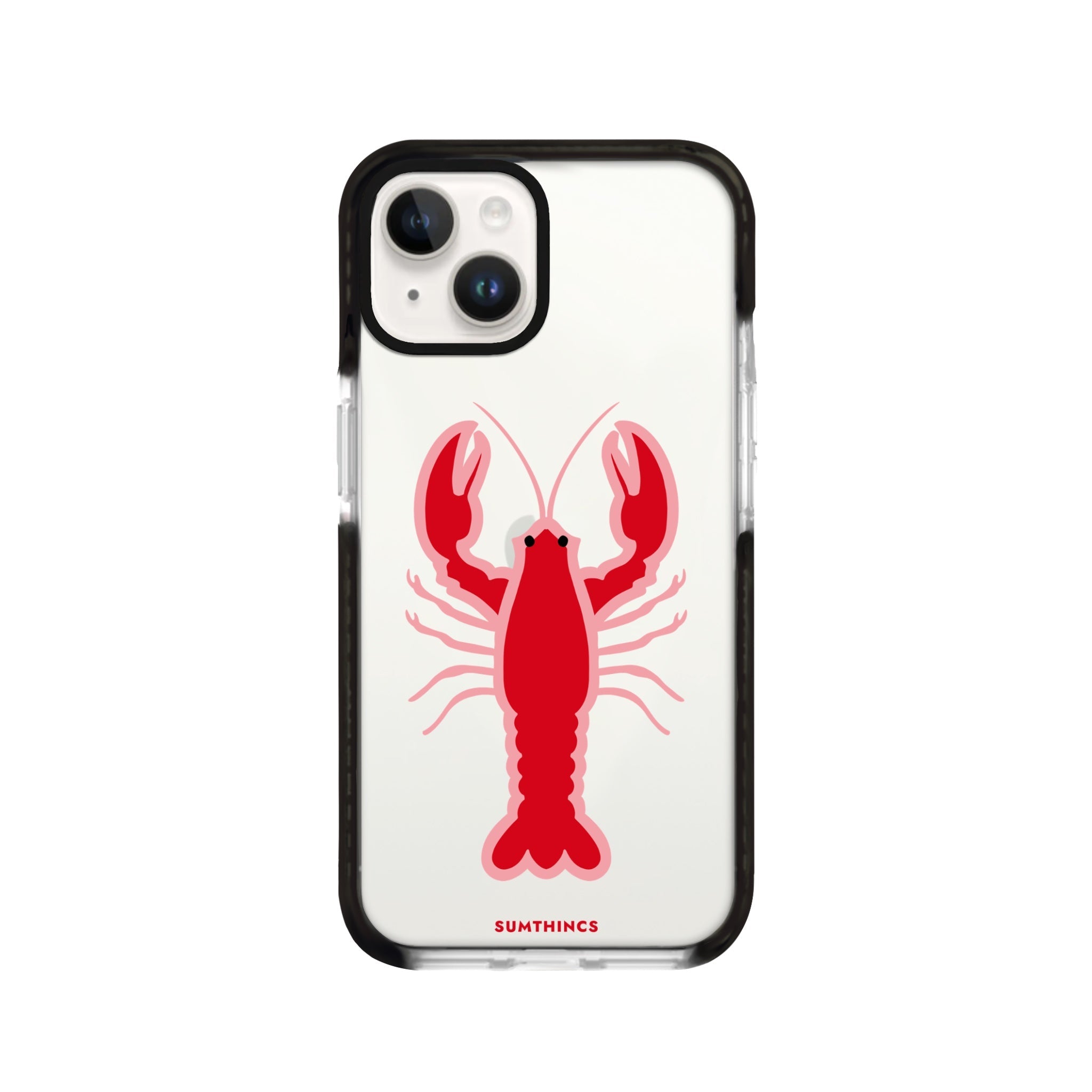 iPhone 14 Plus Lobster Procase Şeffaf Telefon Kılıfı Siyah Şeffaf - SUMTHINCS