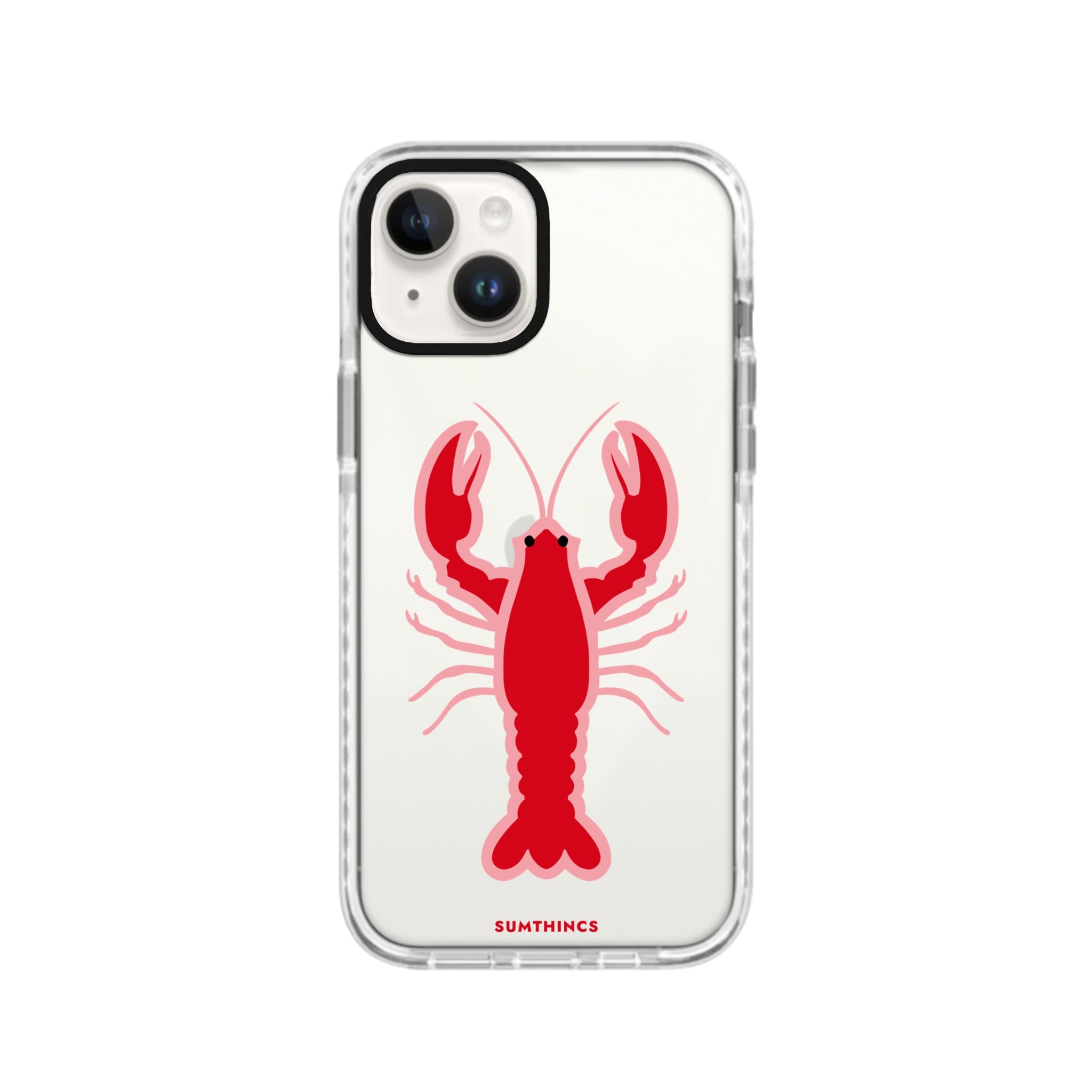 iPhone 14 Plus Lobster Procase Şeffaf Telefon Kılıfı Beyaz Şeffaf - SUMTHINCS