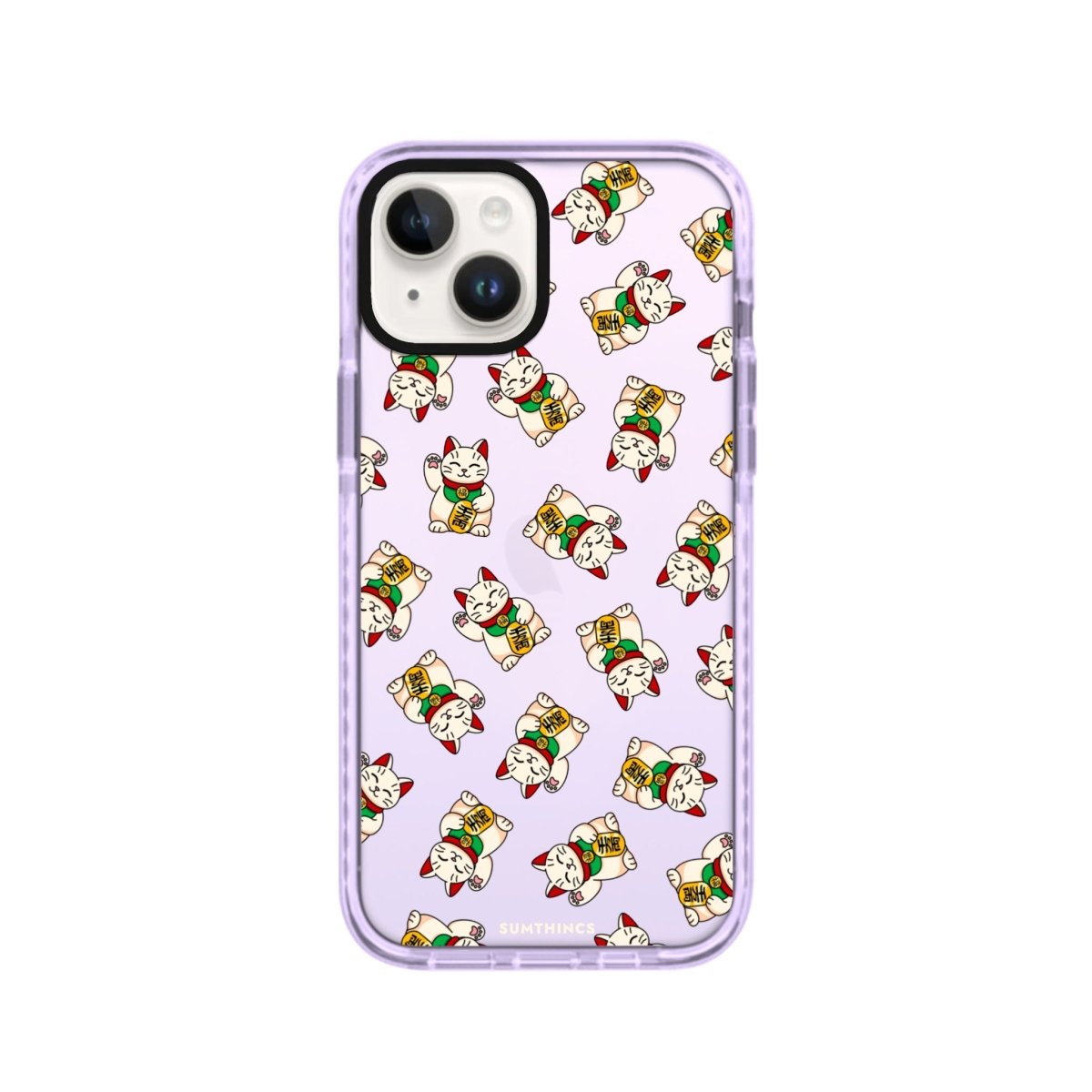 iPhone 14 Plus Maneki Neko Procase Şeffaf Telefon Kılıfı - SUMTHINCS