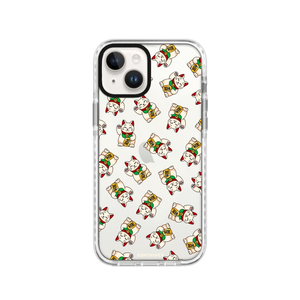 iPhone 14 Plus Maneki Neko Procase Şeffaf Telefon Kılıfı - SUMTHINCS