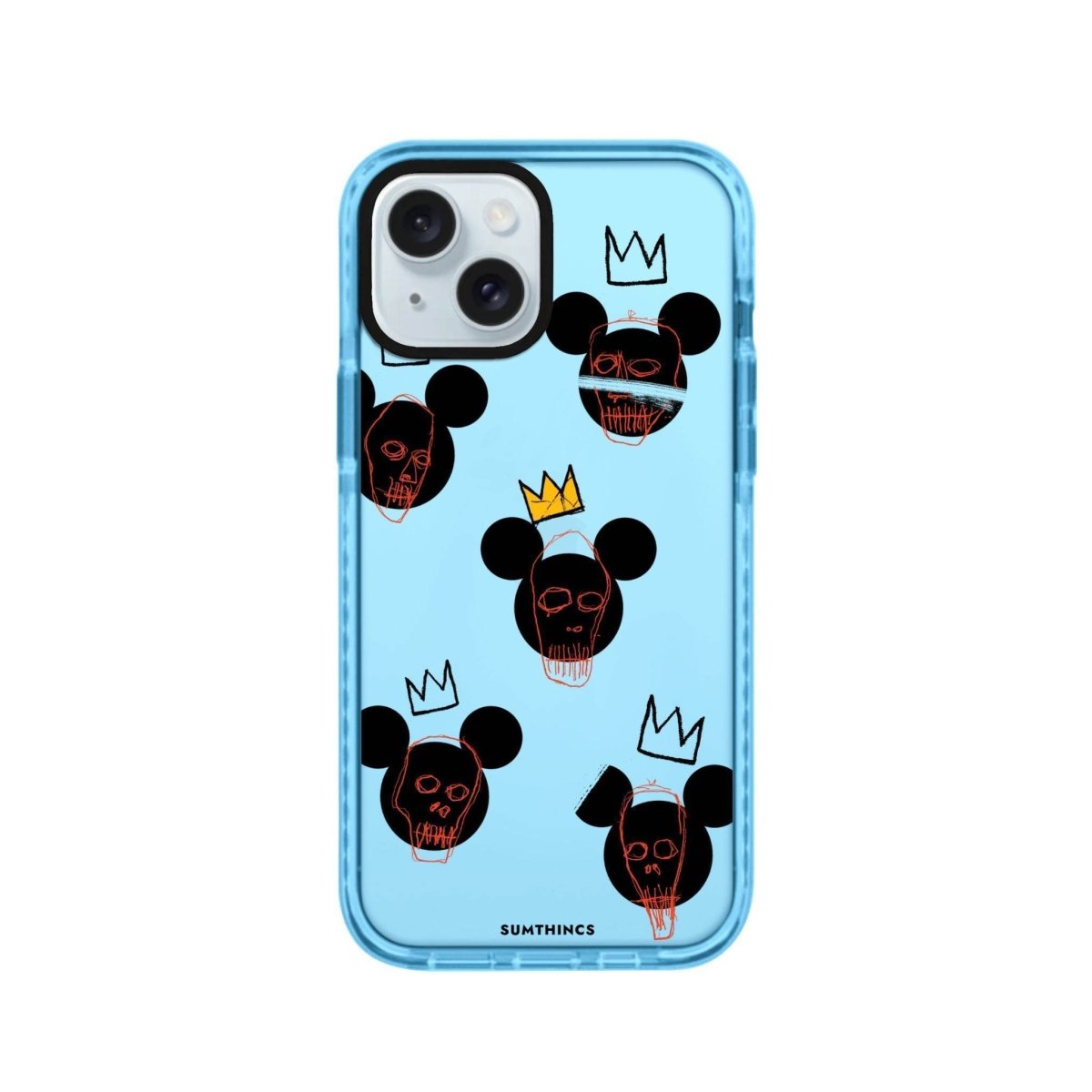 iPhone 14 Plus Mickeys Midnight Procase Şeffaf Telefon Kılıfı Mavi - SUMTHINCS