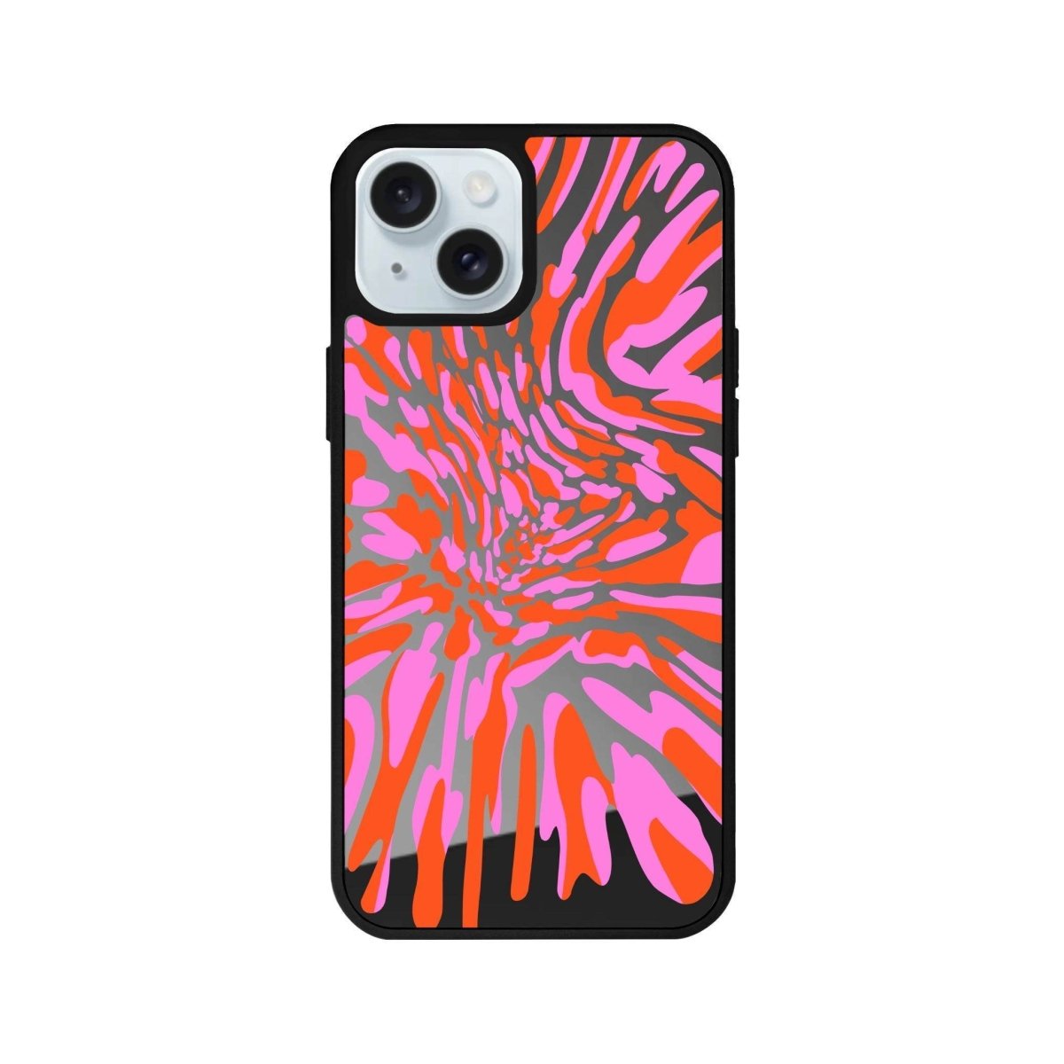 iPhone 14 Plus Neon Dreams Mirror Aynalı Telefon Kılıfı Antrasit - SUMTHINCS